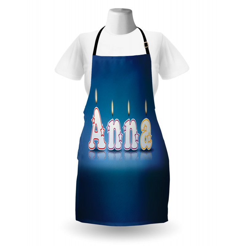 Birthday Candles Name Apron