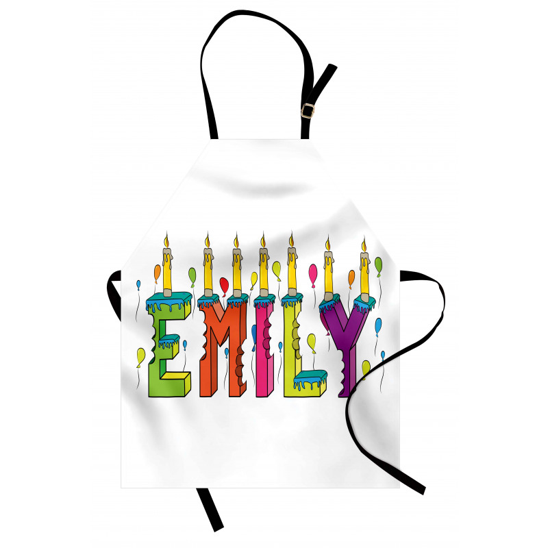 Colorful Cartoon Balloons Apron