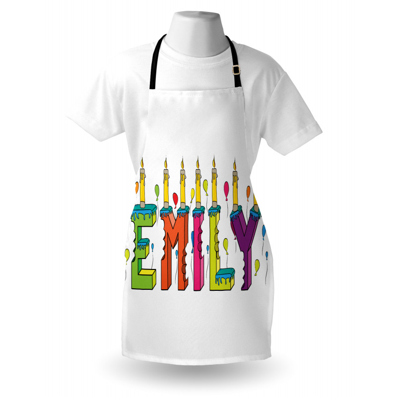 Colorful Cartoon Balloons Apron