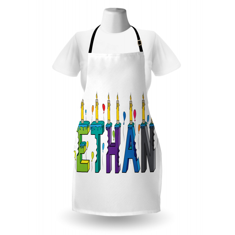 Candles Balloon Apron