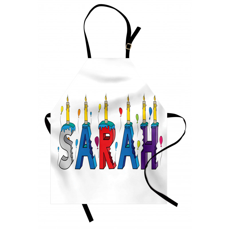 Birthday Girl Name Design Apron