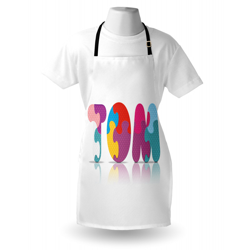 Colorful Popular Boy Name Apron