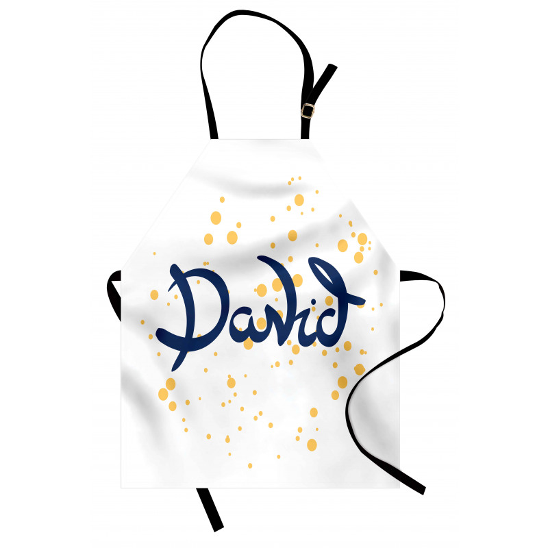 Lettering Style Name Apron