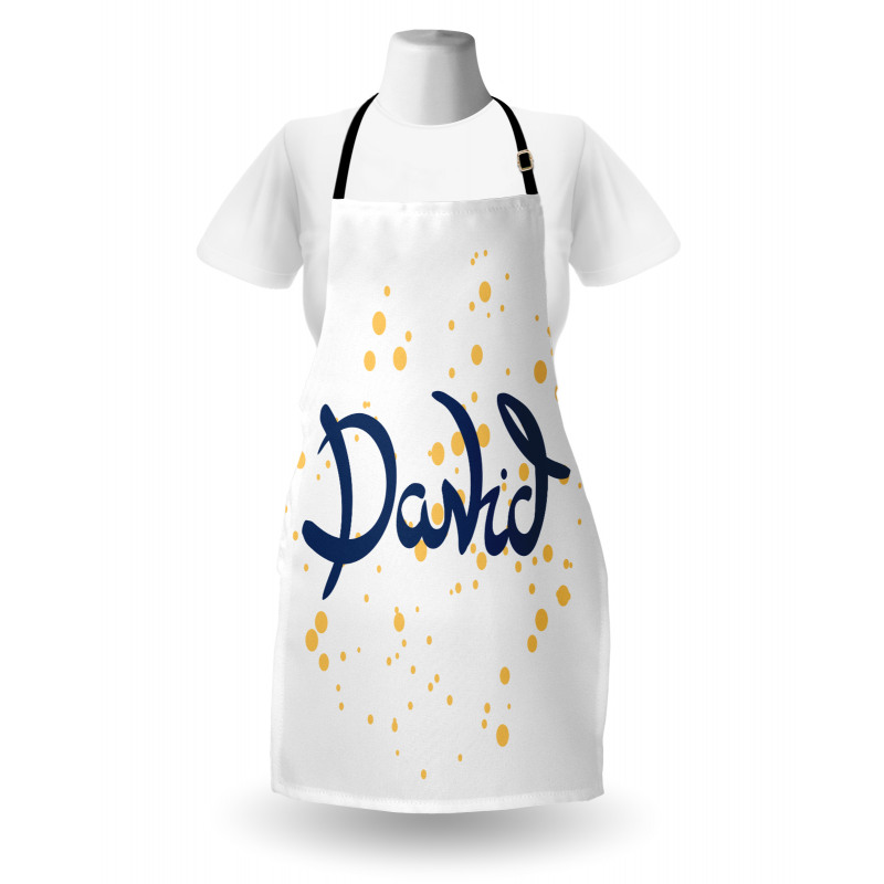 Lettering Style Name Apron