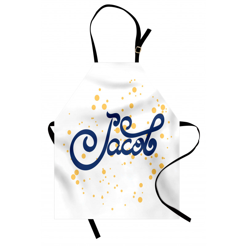 Timeless Modern Letter Motif Apron