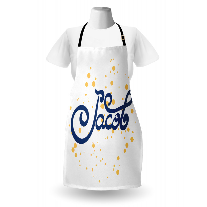 Timeless Modern Letter Motif Apron