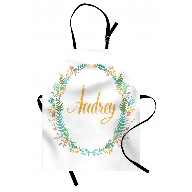 Retro Flourishing Nature Apron