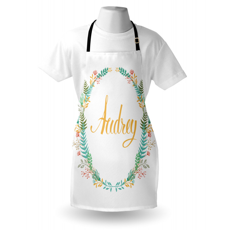 Retro Flourishing Nature Apron