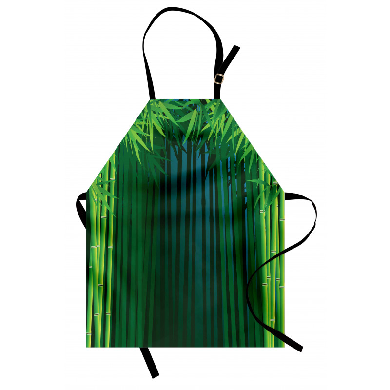 Green Leafy Branches Apron