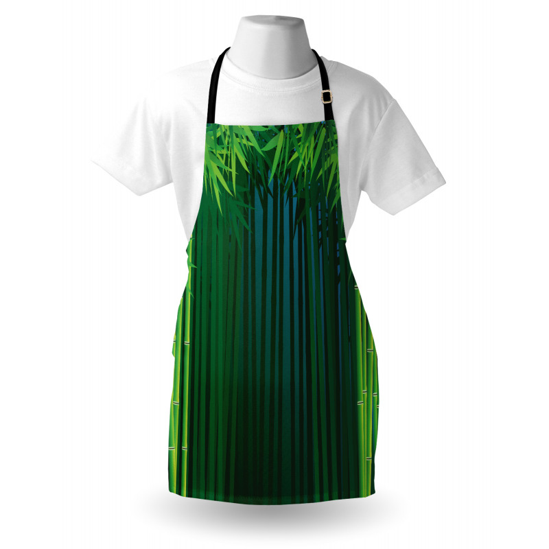 Green Leafy Branches Apron