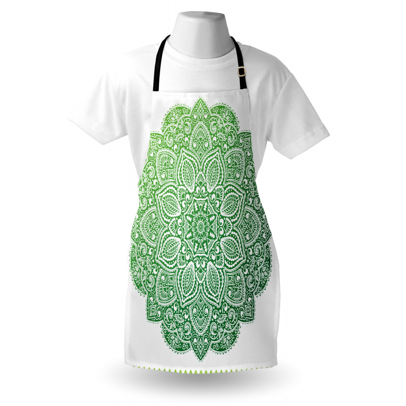 Ornate Floral Design Apron