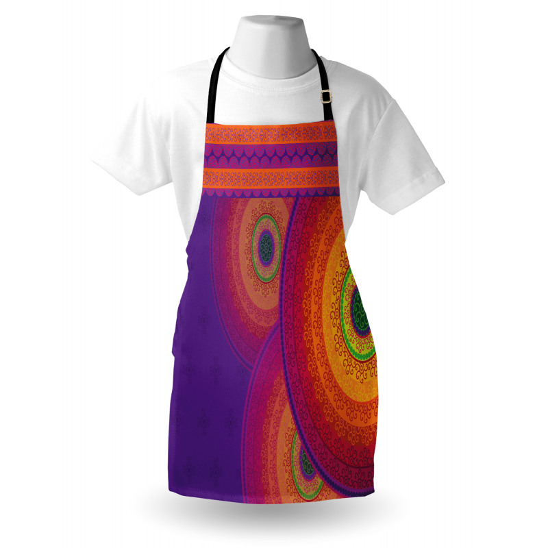 Colorful Mandala Motif Apron