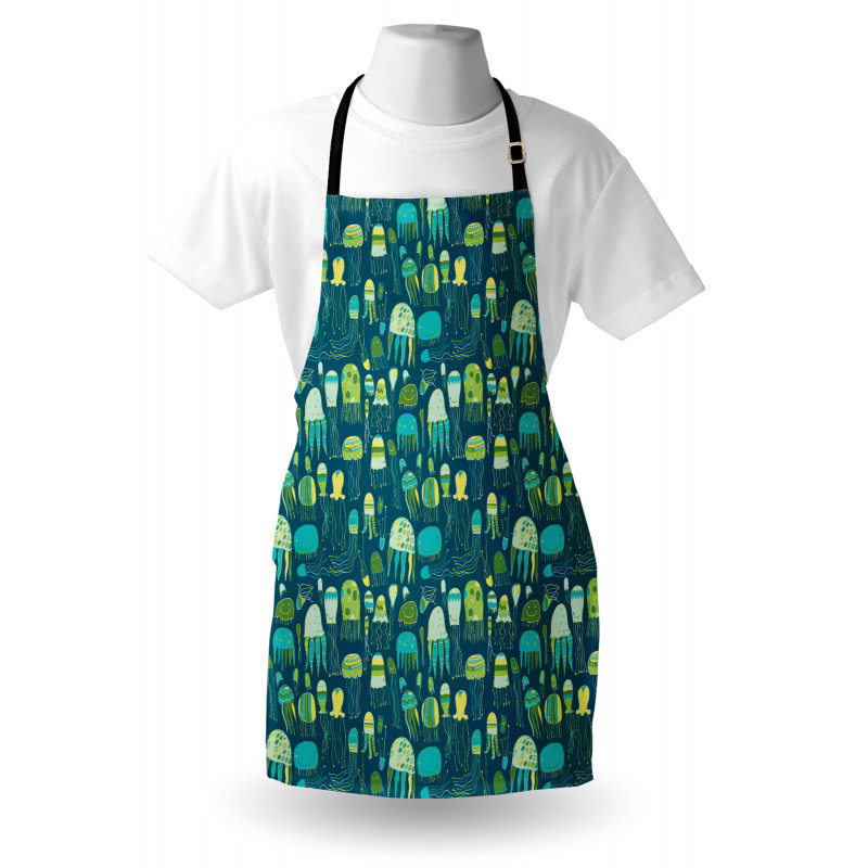 Funny Sea Creatures Apron