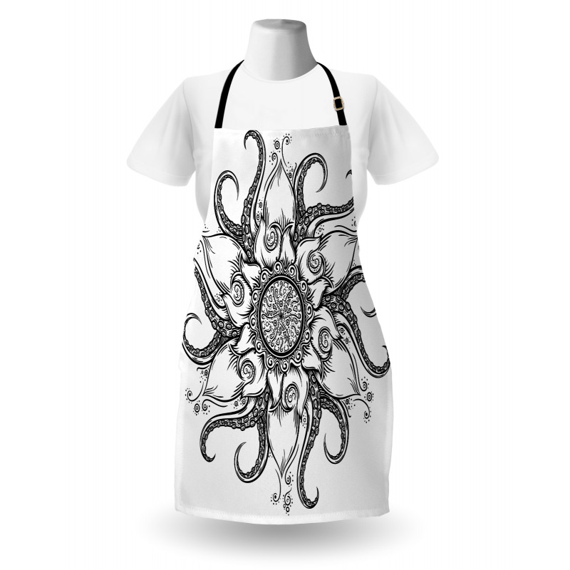 Nautical Mandala Art Apron