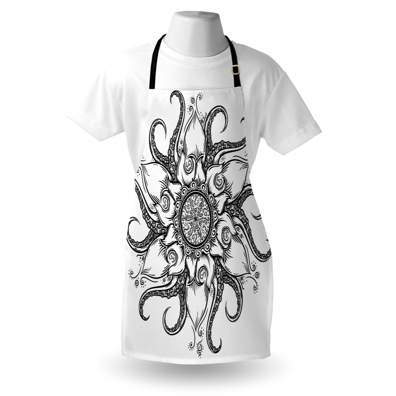 Nautical Mandala Art Apron