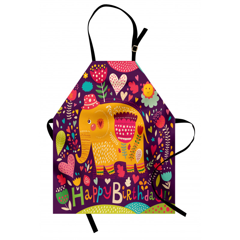 Doodle Birthday Animal Apron