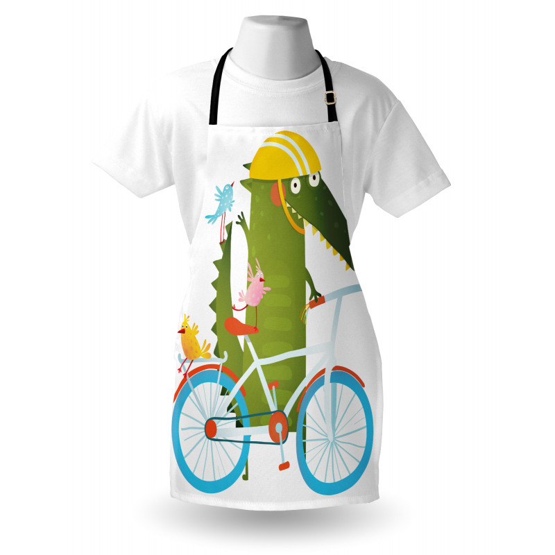 Crocodile Friends Bicycle Apron