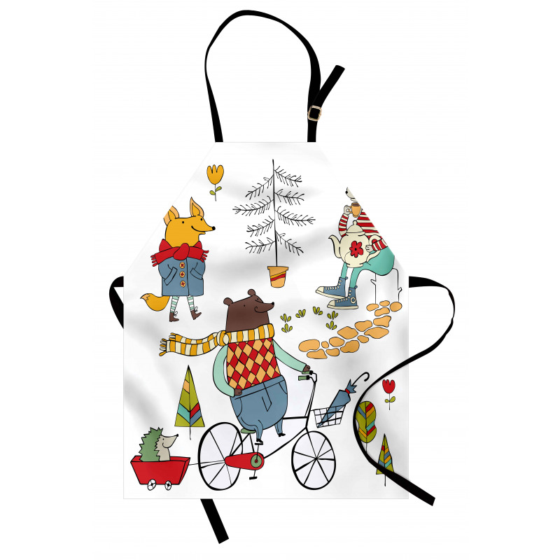 Urban Forest Characters Apron