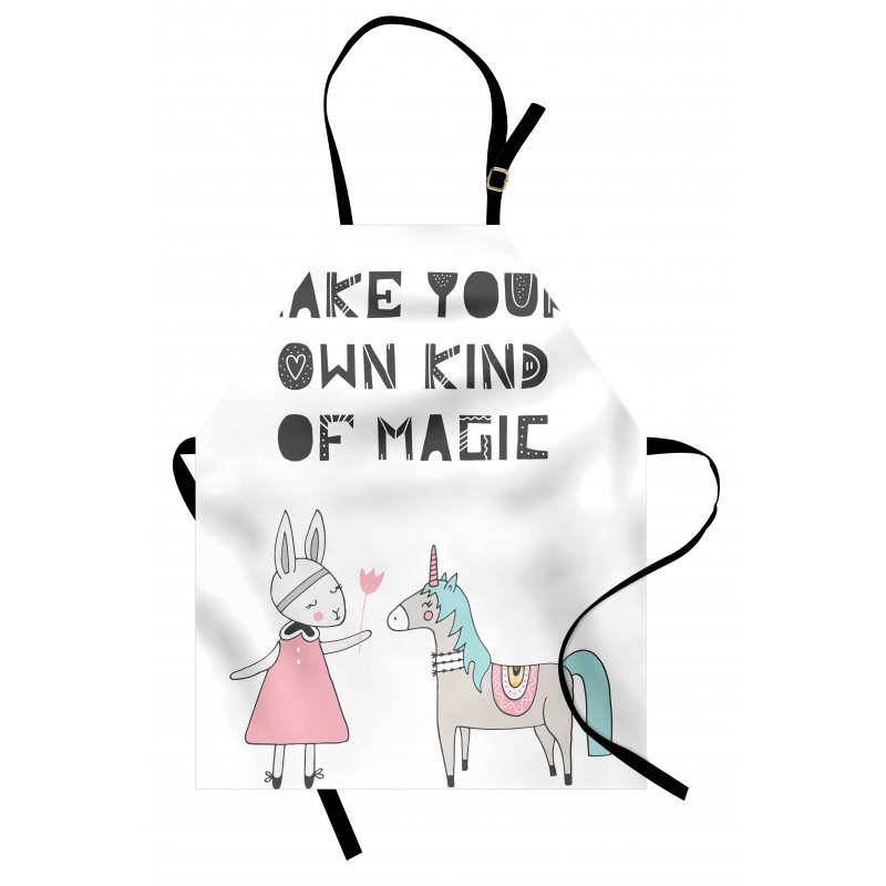 Bunny in Dress Unicorn Apron