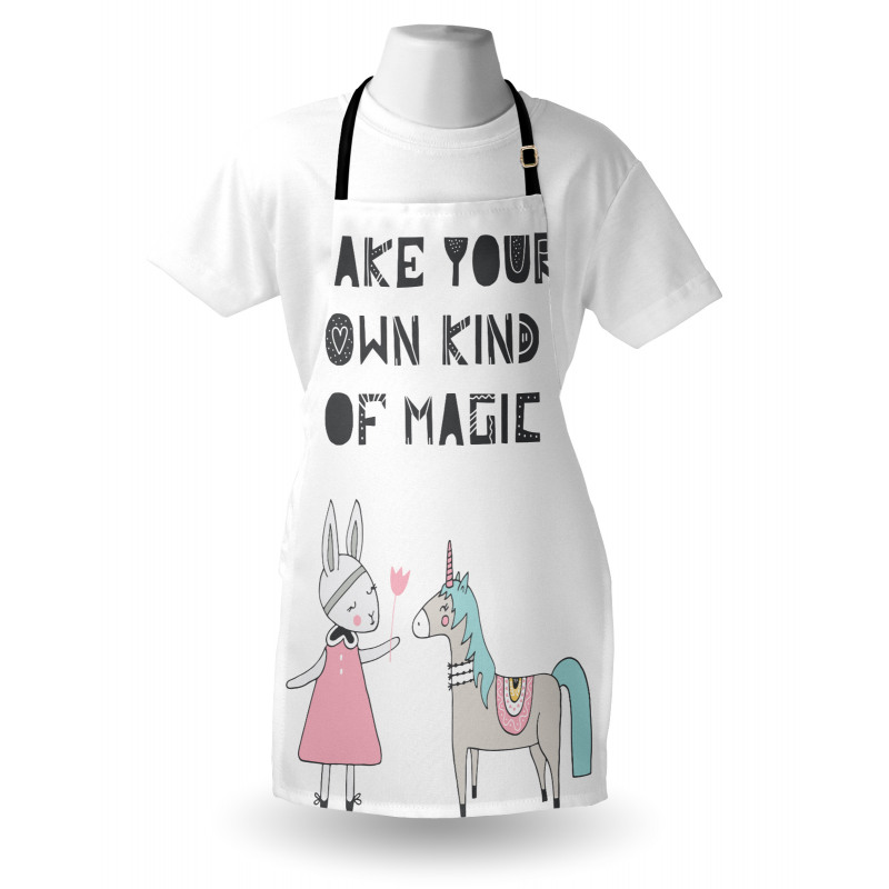 Bunny in Dress Unicorn Apron