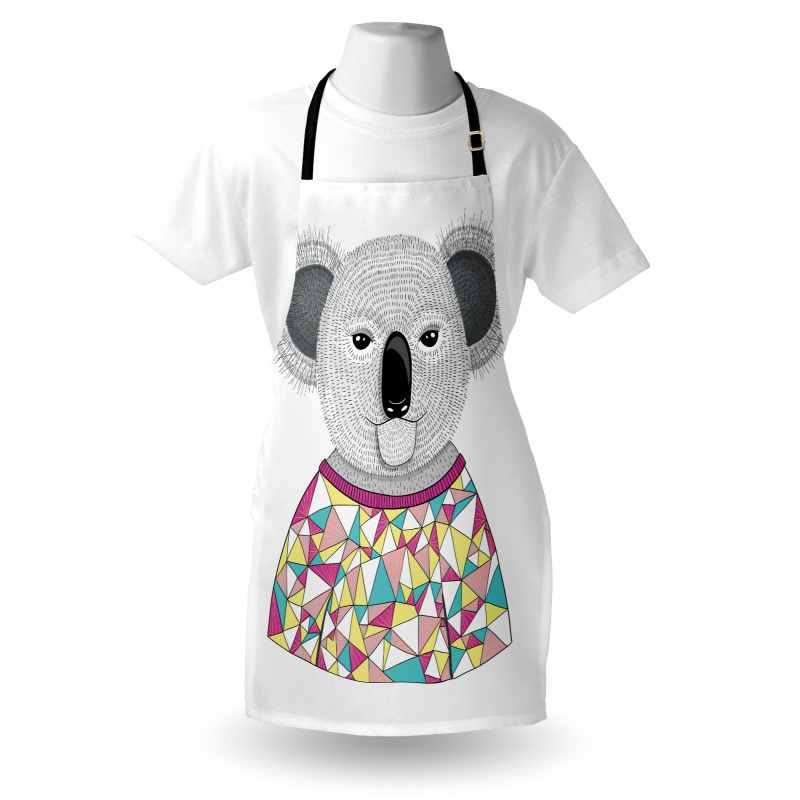 Hipster Animal Shirt Apron