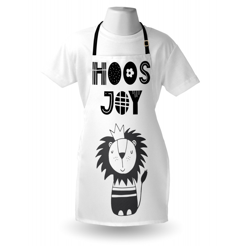 King of the Jungle Words Apron