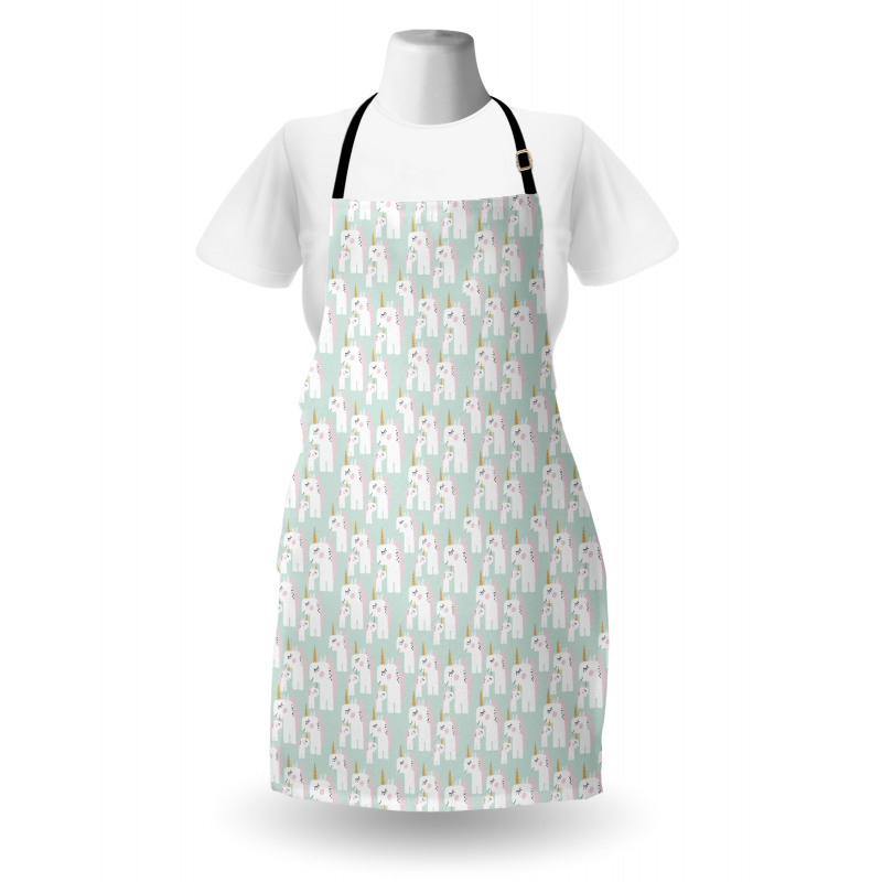 Mythical Horse Horns Apron