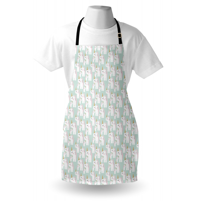 Mythical Horse Horns Apron