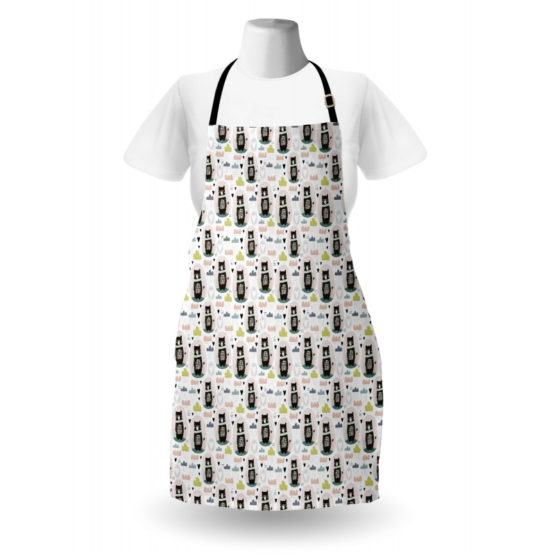 Sleeping Bear Hearts Apron