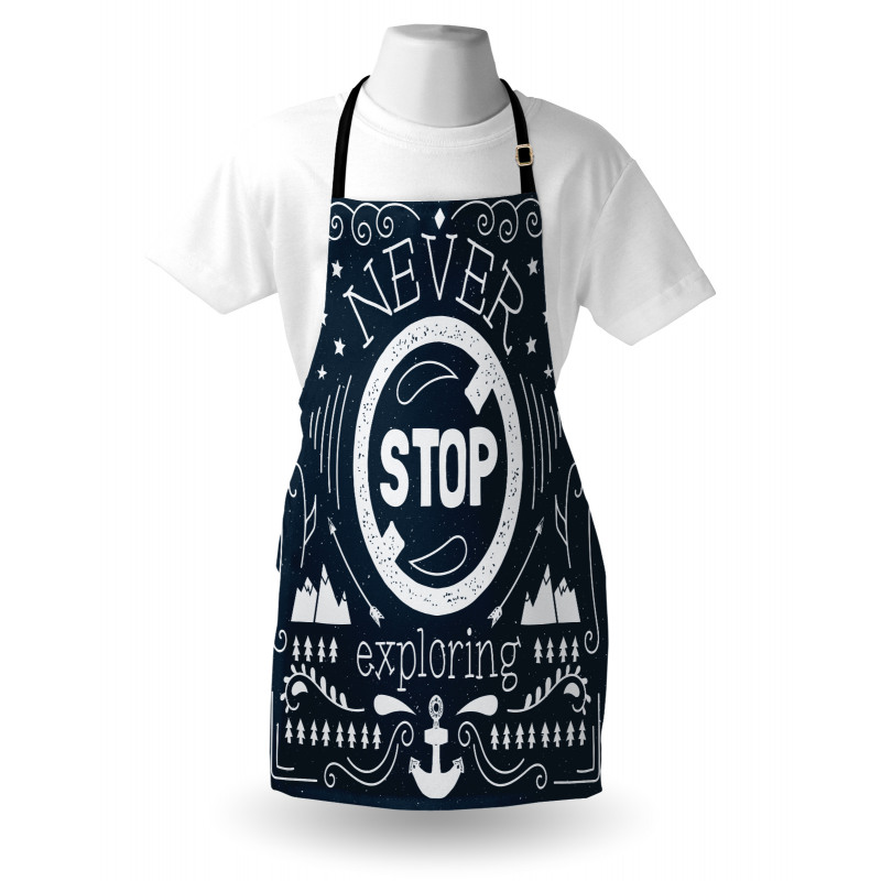 Exploring Themed Slogan Apron