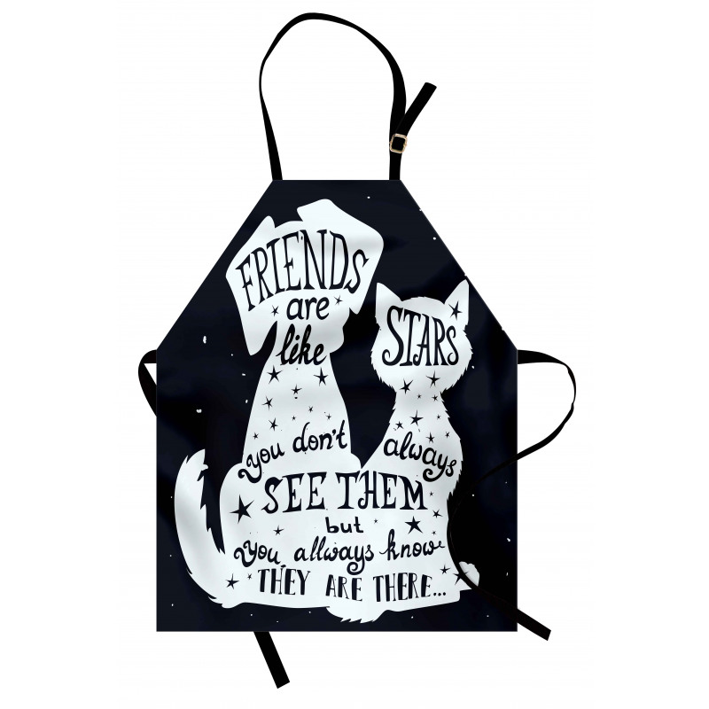 Friends are Like Stars Apron