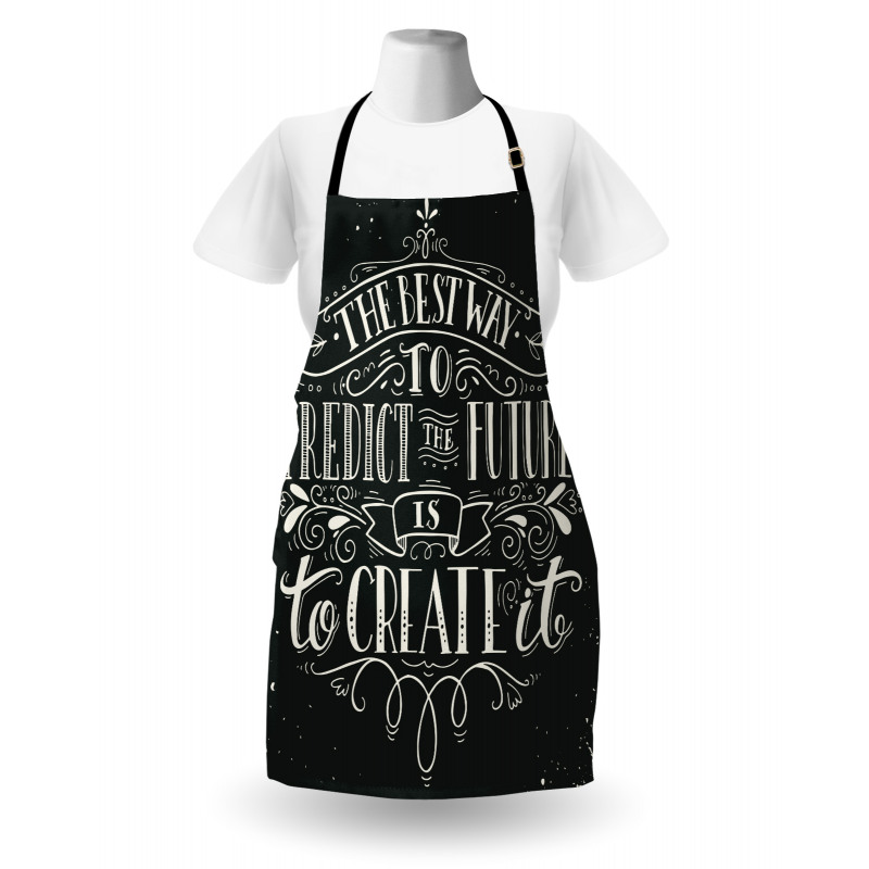 Grunge Hand Lettering Apron