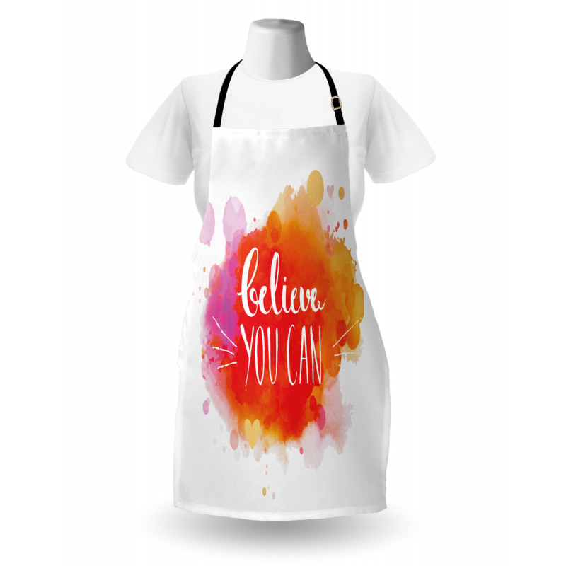 Believe You Can Words Apron