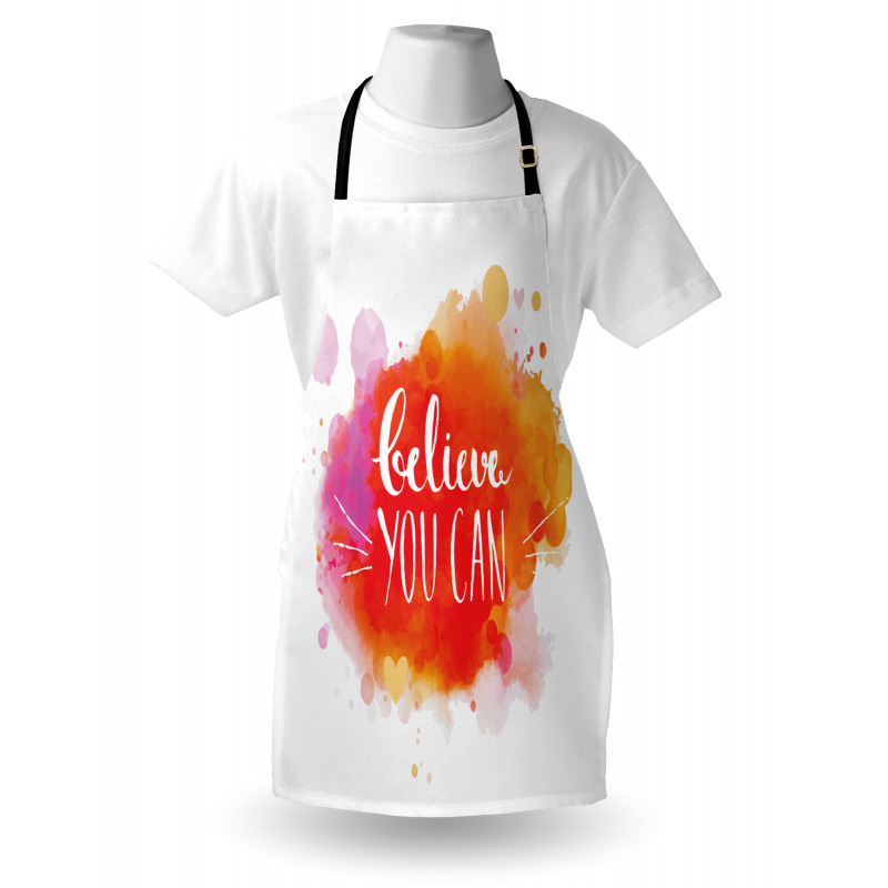 Believe You Can Words Apron