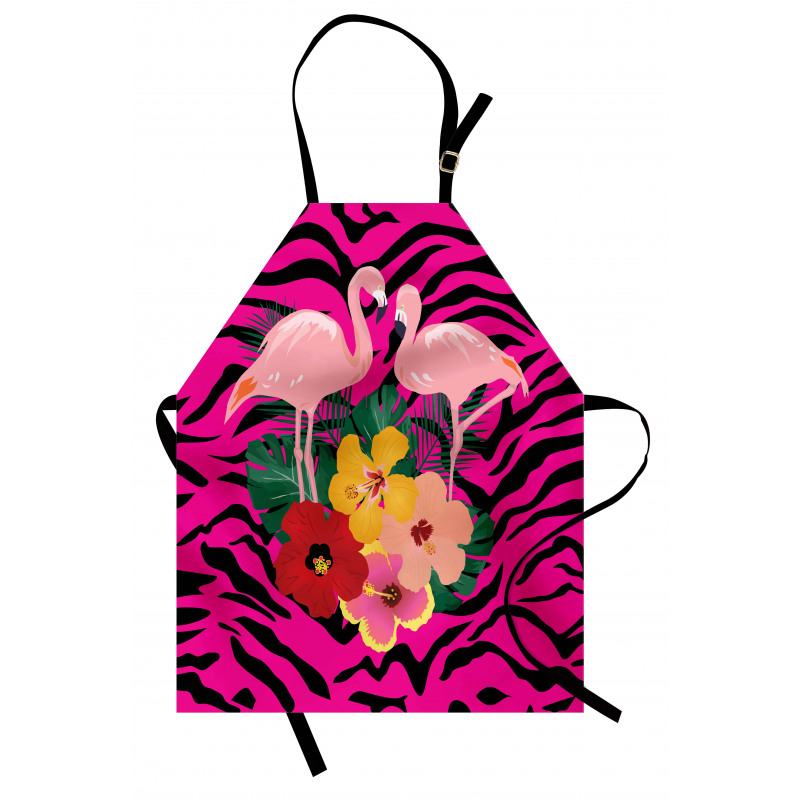 Exotic Flamingo Boho Apron