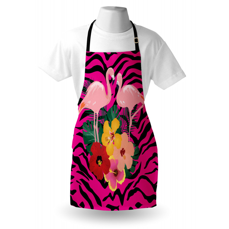 Exotic Flamingo Boho Apron