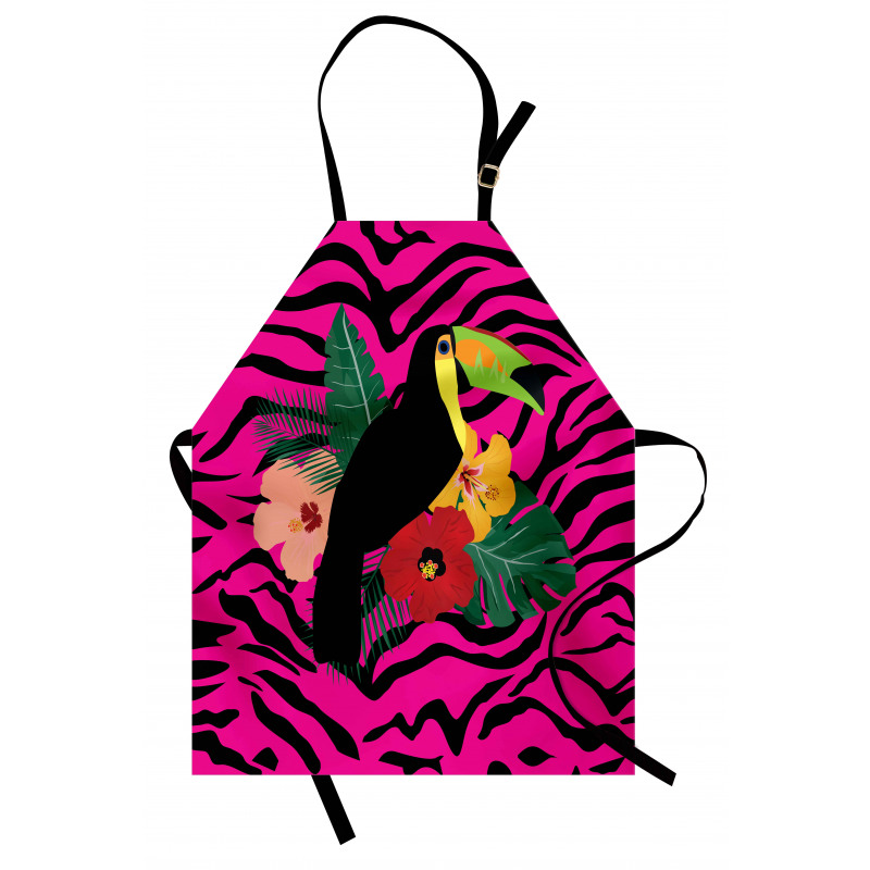 Toucan Bird Plants Apron