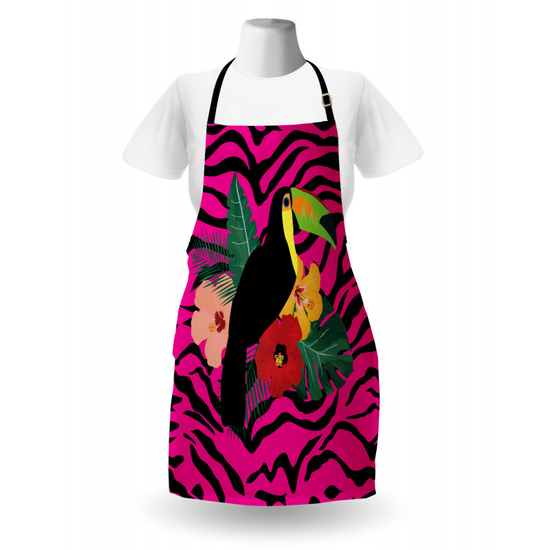 Toucan Bird Plants Apron