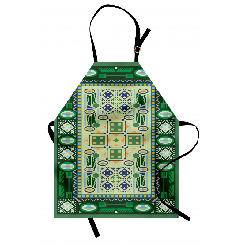 Oriental Shapes Pattern Apron