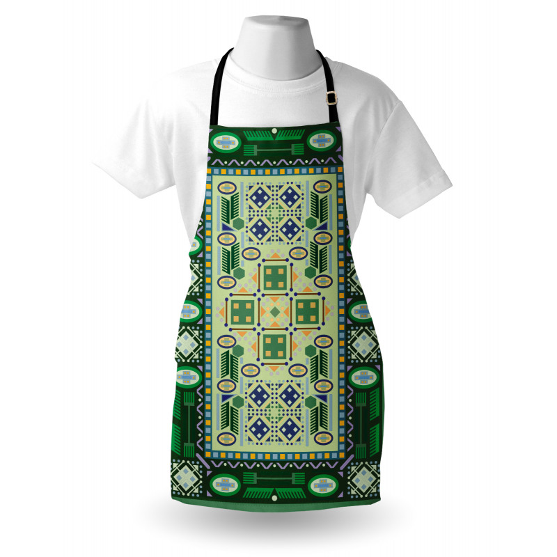 Oriental Shapes Pattern Apron