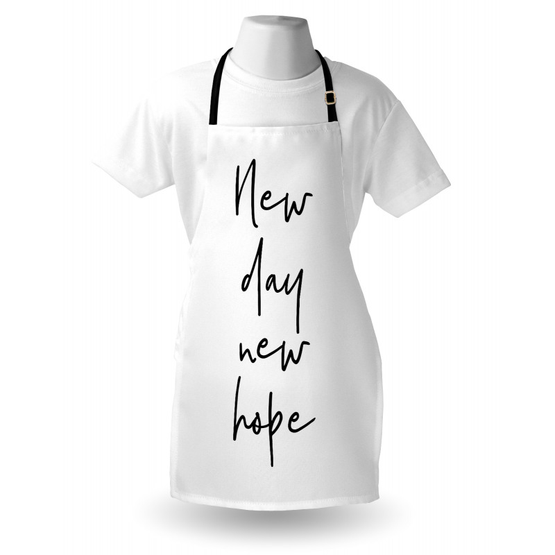 Motivational Calligraphy Apron