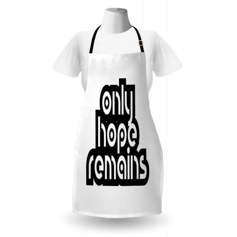 Motivational Retro Typography Apron