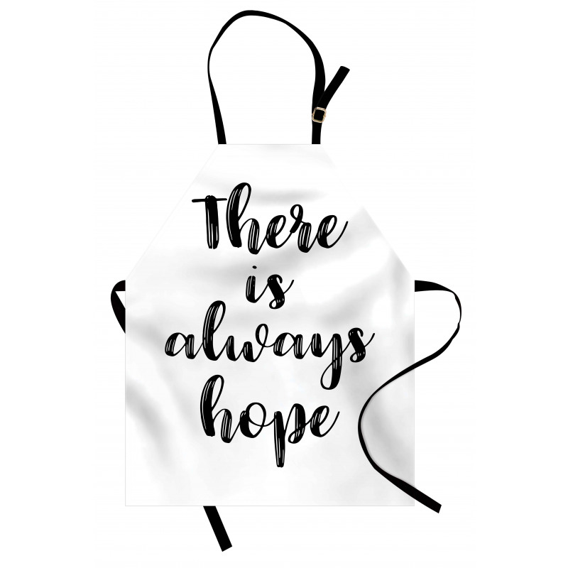 Hand Lettering Slogan Apron