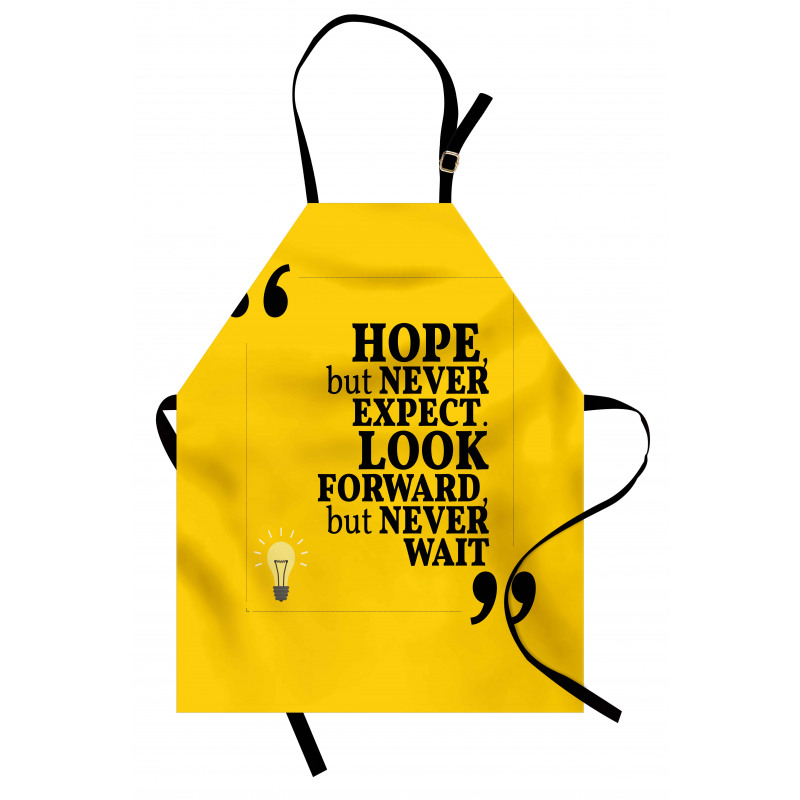 Message in Writing Marks Apron