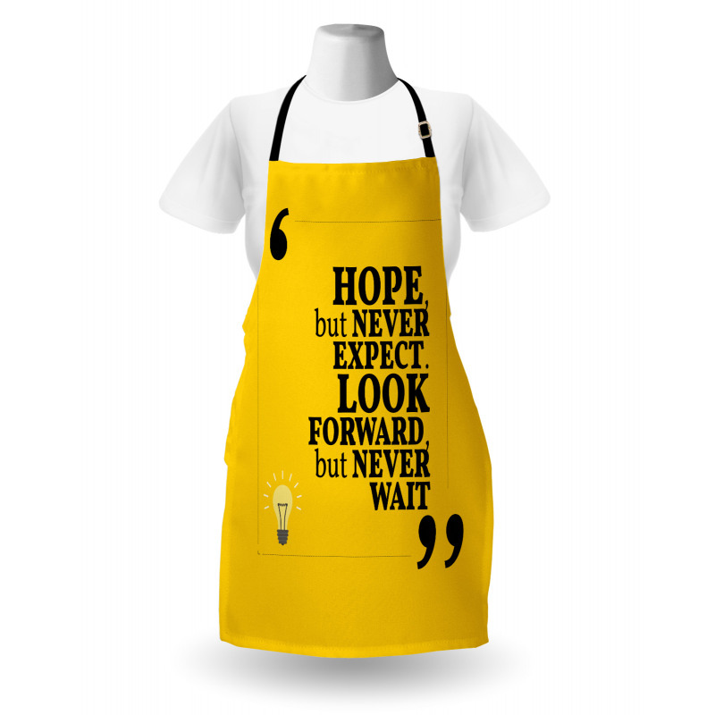 Message in Writing Marks Apron