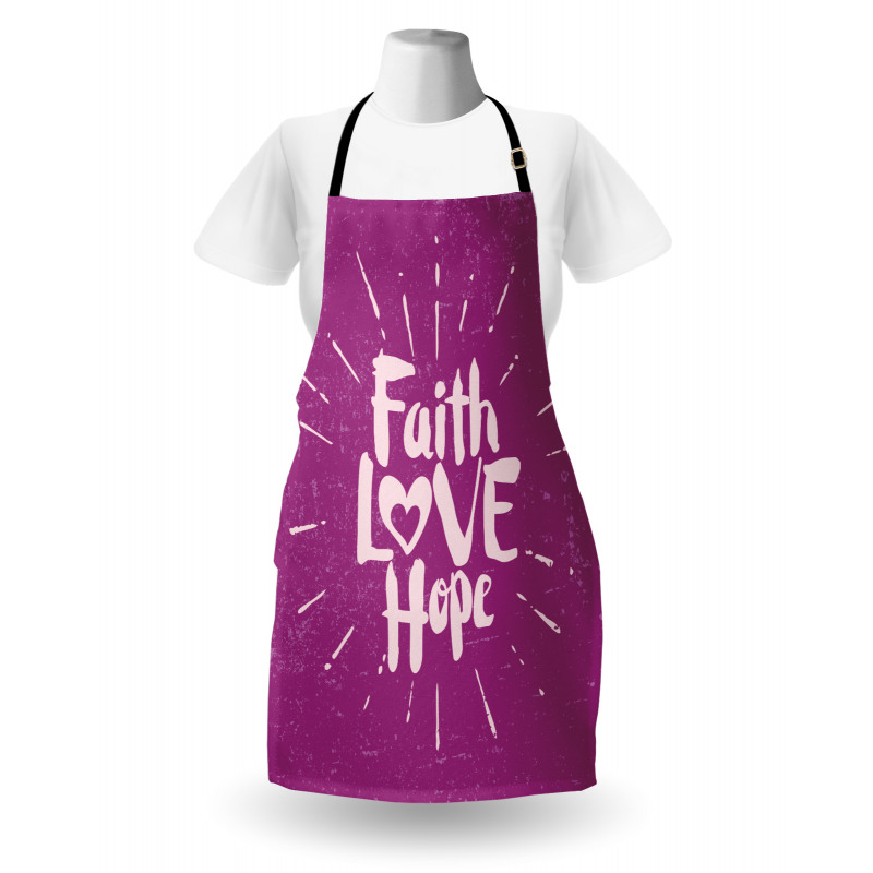 Hope Themed Message Design Apron