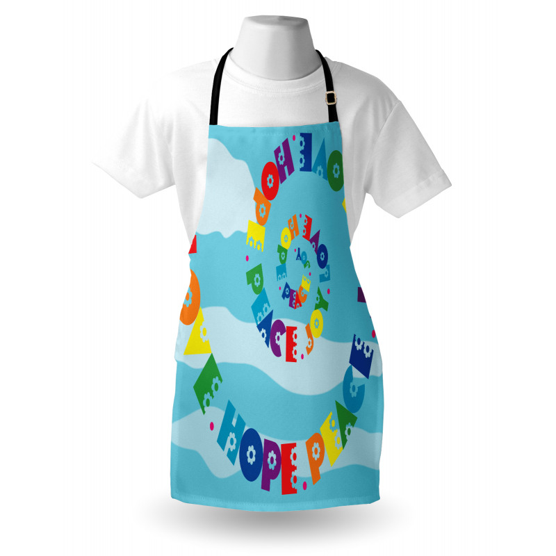 Love Hope Peace Joy Words Apron