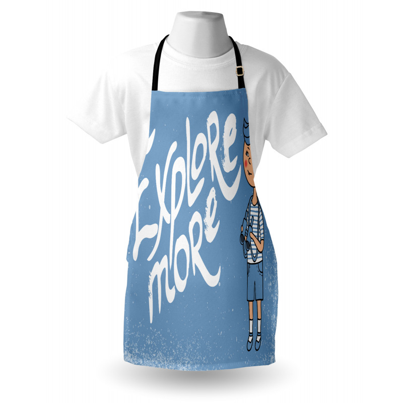 Boy with Binoculars Apron