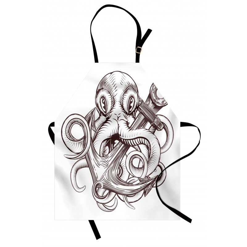 Octopus Tattoo Design Apron