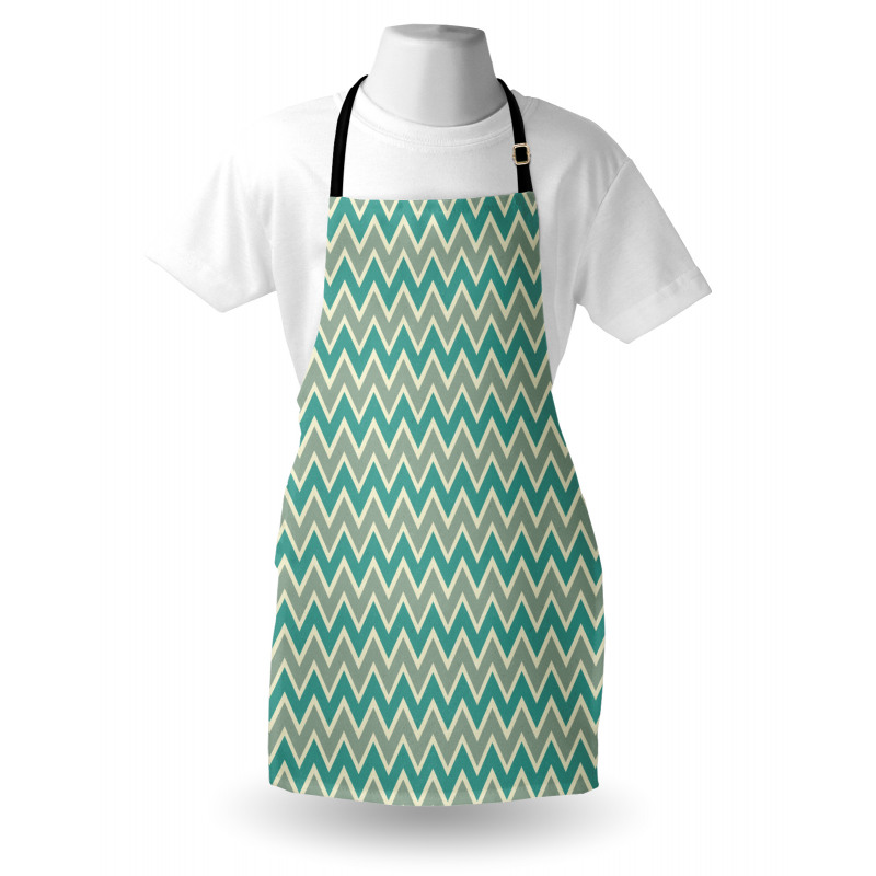 Angular Stripes Pattern Apron